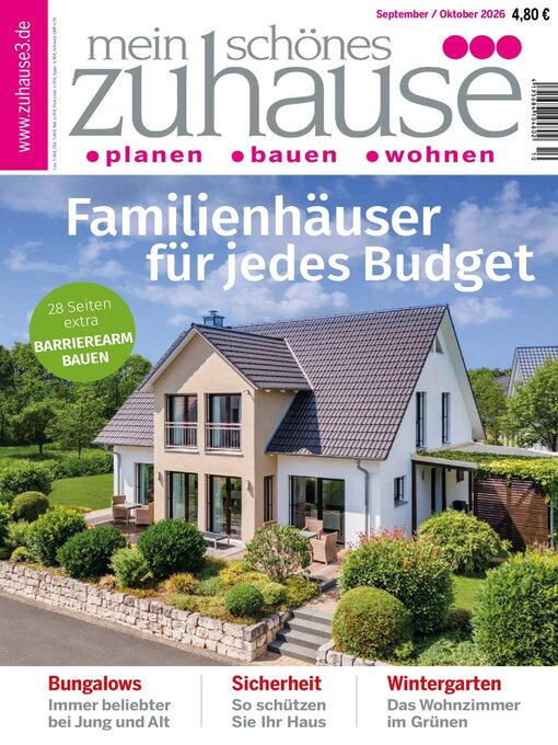 Cover image for mein schönes zuhause°°° (das dicke deutsche hausbuch, smarte öko-häuser)